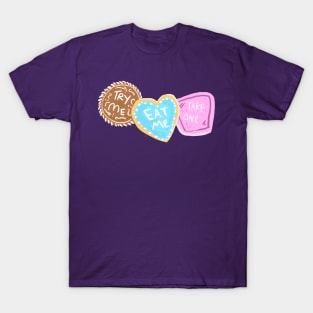 Eat Me Try Me Take One Cookies T-Shirt